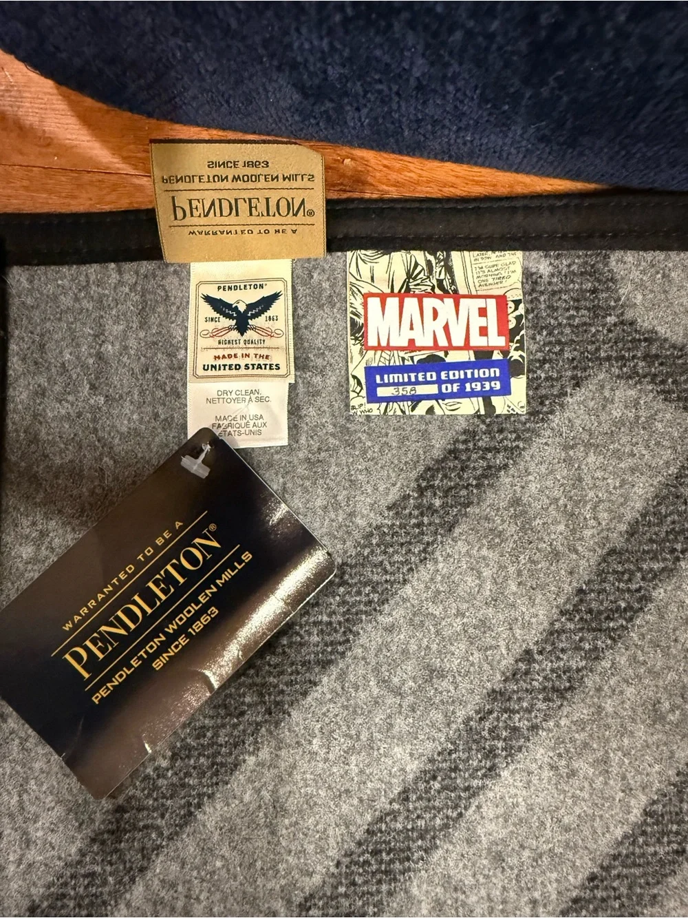 Pendleton Marvel SPIDER-MAN Limited Edition Wool BLANKET#358